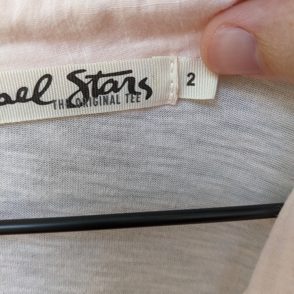 Michael Stars Blush Pink Button Down - Picture 4 of 6